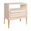 New York 2 - Drawer Solid Wood Nightstand-469607932