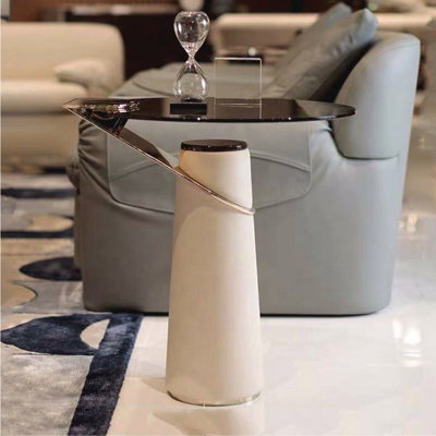 Glass Top End Table