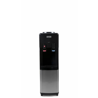 Nutrichef Electric Water Boiler and Warmer - 5L/5.28 Qt Stainless Steel Hot  Water Dispenser, Black 