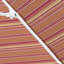 Parasol en fibre de verre 7,5 pi avec passe-partout blanc-454072697