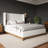 Chartier Upholstered Wingback Bed-1918536492