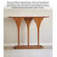 Console en bois massif de style Mid-Century moderne-325692838