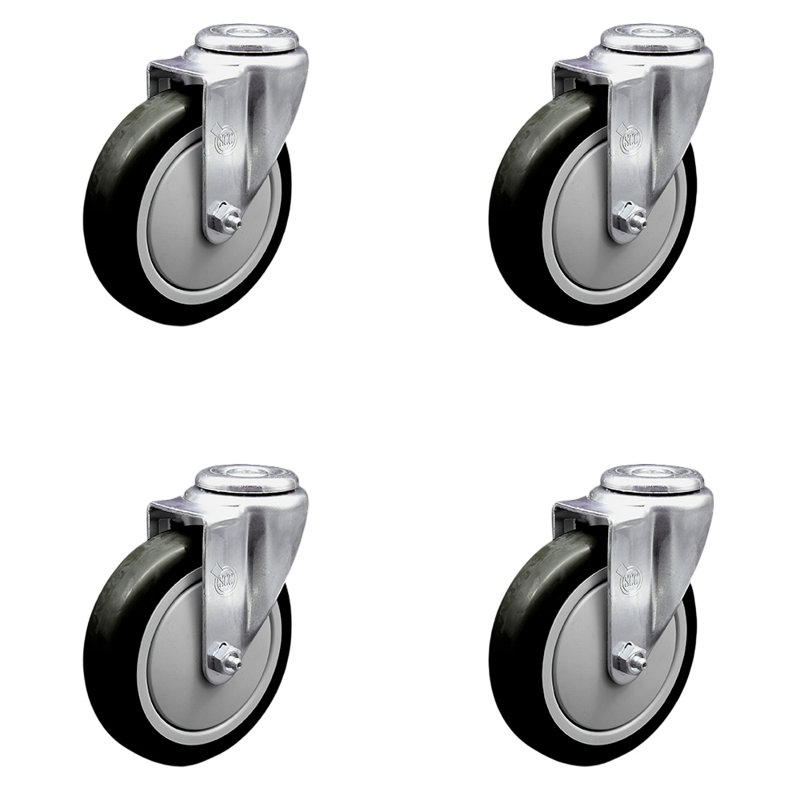 Polyurethane Caster, Black