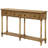 Console Table Sofa Table Easy Assembly with Two Storage Drawers and Bottom Shelf for Living Room-1436888799