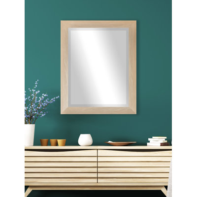 Ungar Wood Flat Wall Mirror