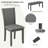 6-Piece Dining Table Set with Bench and Chairs, Ideal for Family Gatherings, Modern Design for Dining Room and Kitchen-1633679075