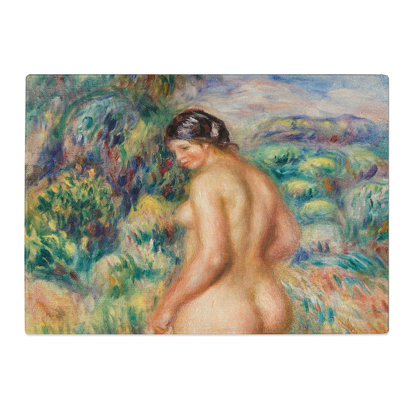 Standing Bather by Pierre-Auguste Renoir Chopping Board, 28.5cm W x 39cm L