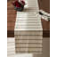 Black Regatta Stripe Indoor Outdoor Table Runner 14x72