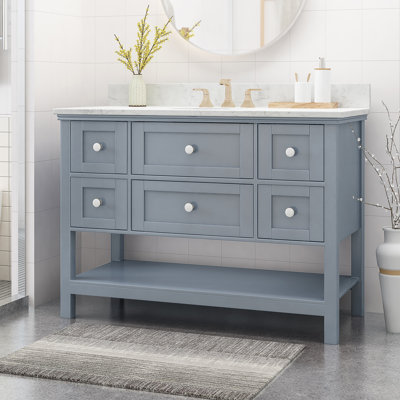 Base de meuble-lavabo simple 48,25 po Alexia Johnson seulement