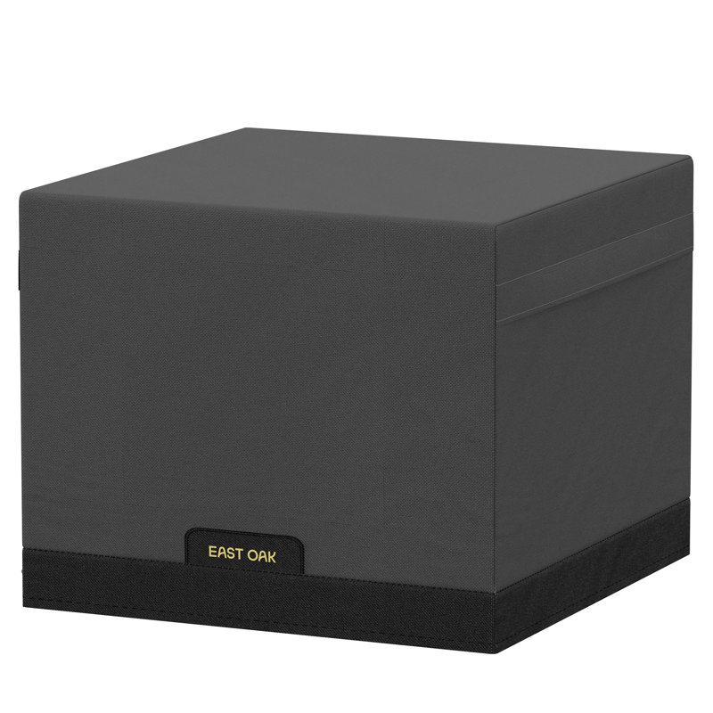 EAST OAK Fire Pit Table Cover, Black , 25.6" H x 32" W x 32" D