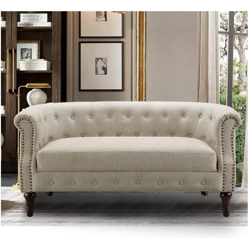 Loveseat Sofa for Living Room - Long Couch in a Box, Love Seat for Small Area, Couches for Living Room