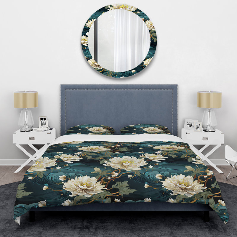 Ensemble de housse de couette Maggs, Housse de couette pour grand lit et 2 taies décor