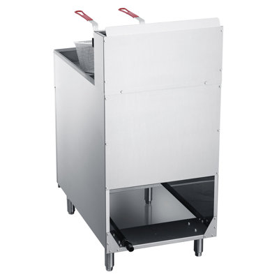 21 Qt. 40 lbs. Stainless Natural Gas Commercial Deep Fryer 150,000 BTU, 5 Tube Burner -  Elite Kitchen Supply, ECF5-NG