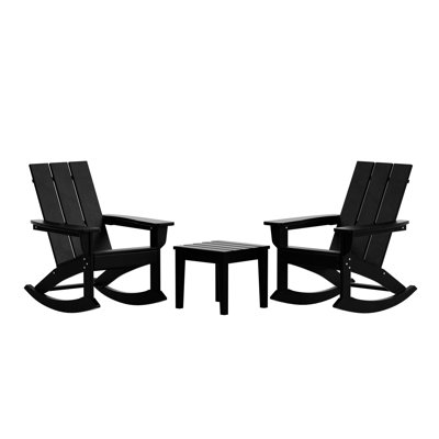 Chaise berçante d'extérieur en plastique Joubert