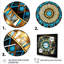 Art mural mandala II bleu et doré-701977693-701977669