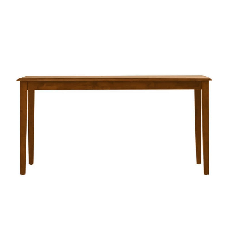 Table de salle à manger rectangulaire Nova 60 pouces, pieds fuselés, Noyer brun, Brun