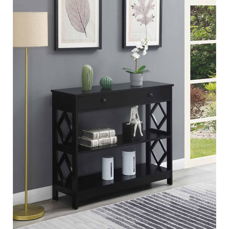 Console Dimson, Noir, noir, noir, noir, H 31,75 po x l 40 po x P 12 po