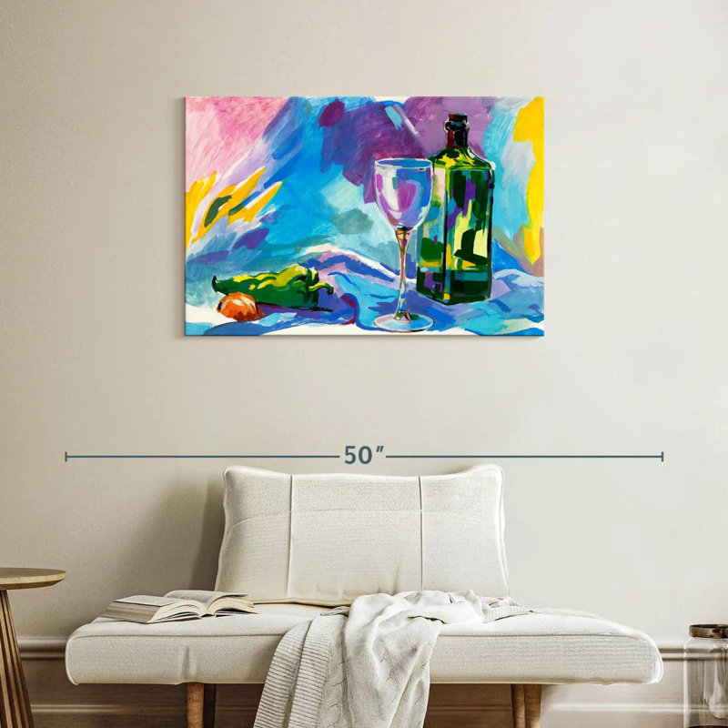 Yarlin Alcohol, 24" H x 36" W