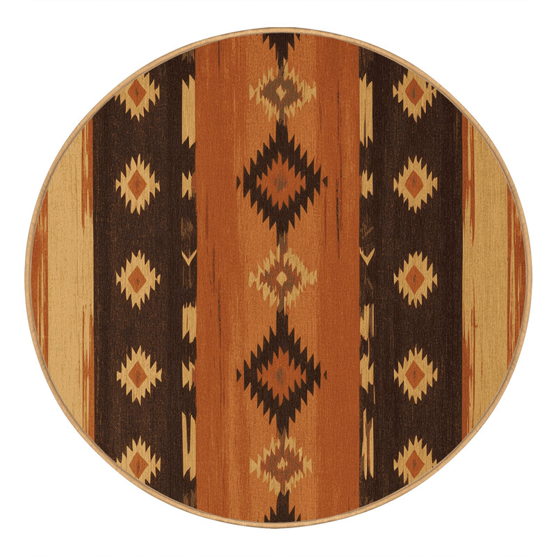 Plateau Threads Rug, Round 4'