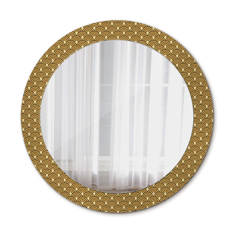 Huldar Glass Flat Wall Mirror