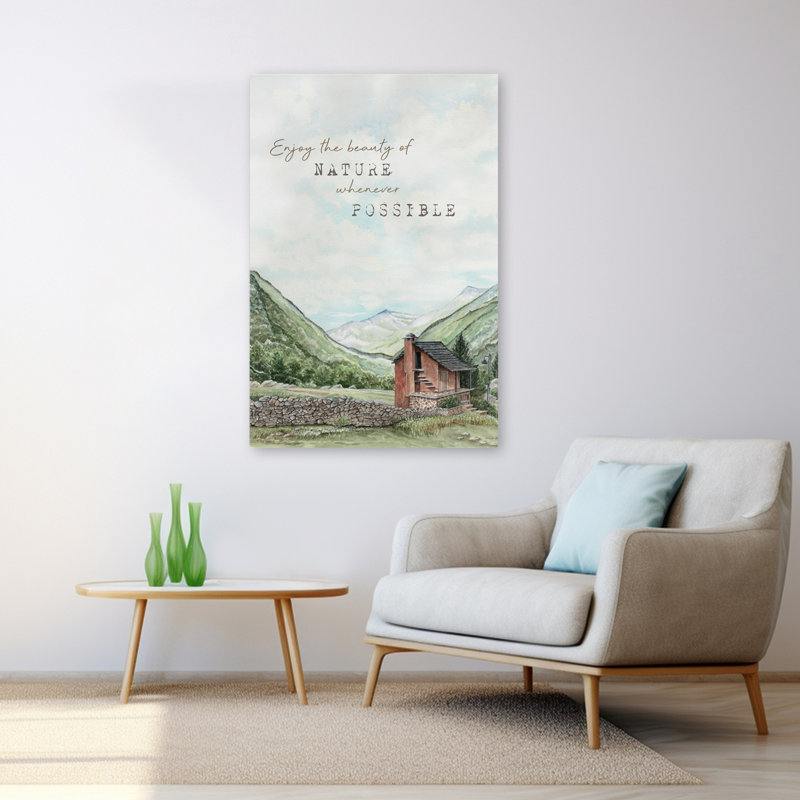 Profitez de la beauté de la nature, H 48 po x l 32 po