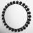 Asana Metal Round Wall Mirror-2126998655