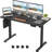 Electric Height Adjustable Standing Desk With 4 Lockable Casters, Hook, Big Mouse Pad-713003232-713003244