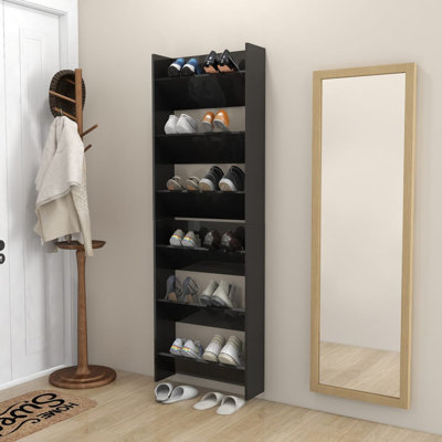 Chipboard 12 Pair Shoe Rack