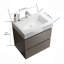 Bathroom Vanity With Sink, Large Storage Wall Mounted Floating Bathroom Vanity For Modern Bathroom, One-Piece Sink Basin Without Drain And Faucet, Pre-Assembled-115688379-115688383