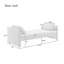 Chaise longue rembourrée Jazarion-718012914