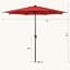 Parasol de marché 108 po Lyon-144335320-176152204