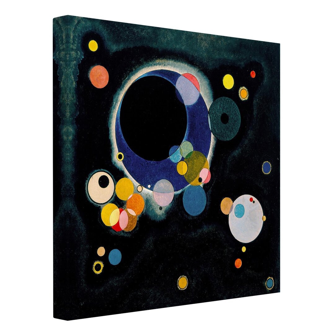 Leinwandbild - Wassily Kandinsky - Skizze Für ''Einige Kreise''