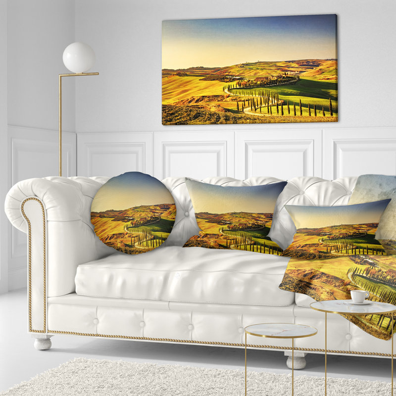 Coussin décoratif Crete Senesi