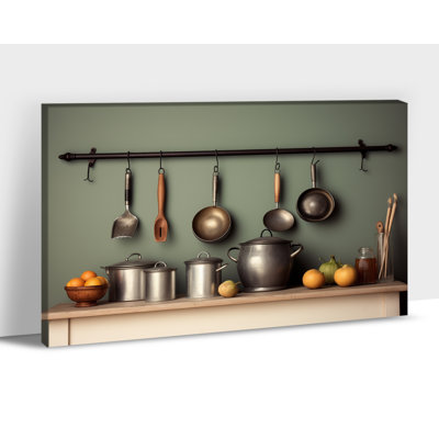 Adriany, affiche de vaisselle rétro encadrée, nature morte, peinture, reproduction d'art, œuvre d'art pour salle à manger, décoration murale prête à être suspendue, 12 po x 18 po