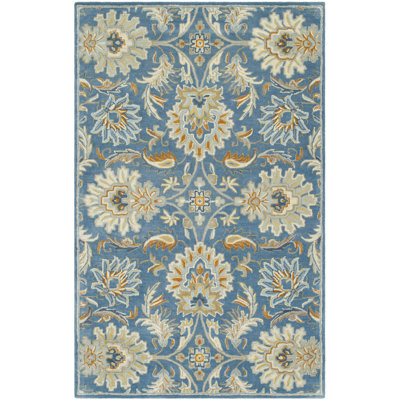 Arfath Wool Damask Indoor Rug