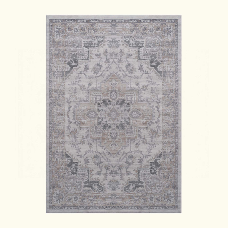 Oriental Non-Shedding Living Room Bedroom Dining Home Office Stylish And Stain Resistant Area Rug, Rectangle 5'3" x 7'6"