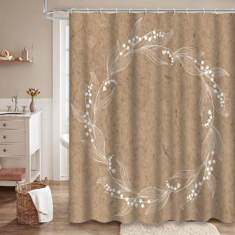 Rideau de douche Floral, L 72 po x l 84 po