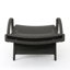 Fauteuil en osier avec accoudoirs Salem