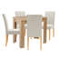 Ludden 4 - Person Dining Set-102095414-102095412
