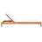 Classic Teak Chaise Lounge - Natural-120338499