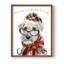 «Have a Fetching Christmas», reproduction encadrée - bois massif-843214482-843214483