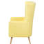 Kizzie Velvet Wingback Chair