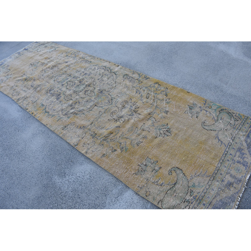 Tapis de couloir élégant en laine 40,9 x 123,6 pouces Elegant