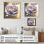 Art floral sur toile, pivoines à teinte mauve simple I-513578465-513578464-481220446