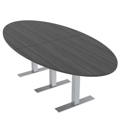 Conference Table with T-Shaped Bases by Inbox Zero