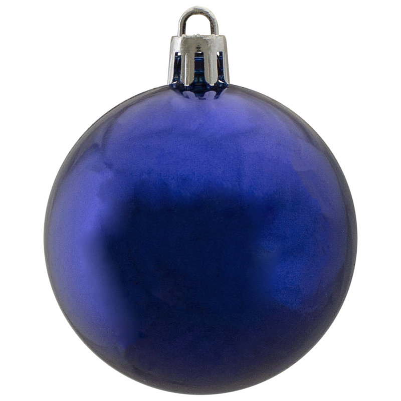 Boules de Noël incassables 3,25 po (80 mm), Bleu royal