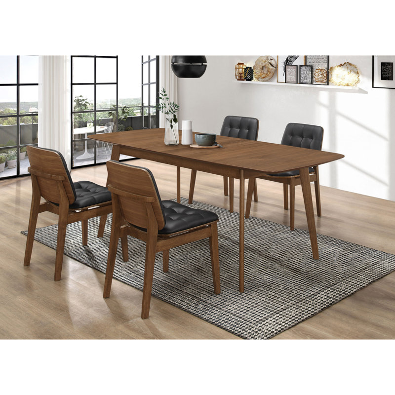 Ensemble de salle à manger 5 pièces Draper, Ensemble de cinq pièces : table, quatre chaises