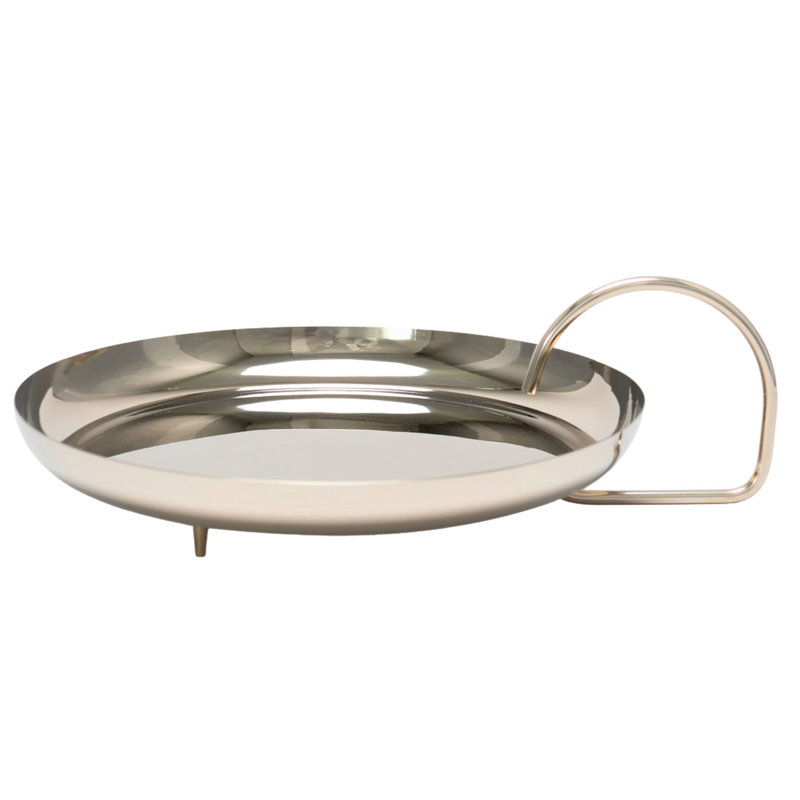 Calder Mini Serving Tray, Silver