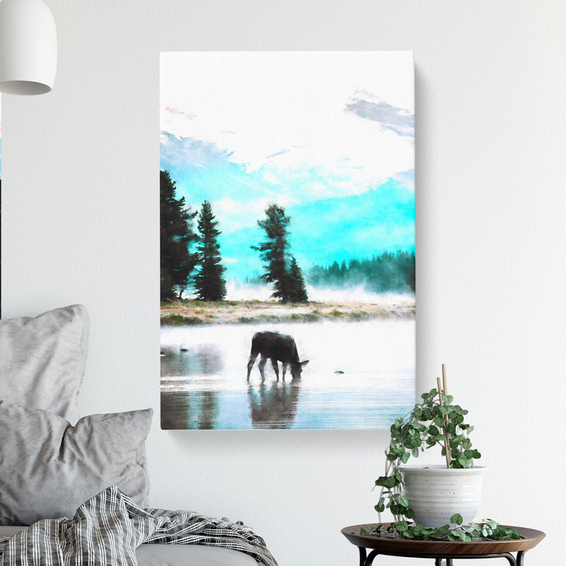 Donkey - Wrapped Canvas, 60cm H x 40cm W x 3cm D