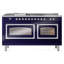ILVE Nostalgie II Noblesse 60 po à 2 brûleurs, plaque chauffante, plaque de cuisson française-939345240-939345233